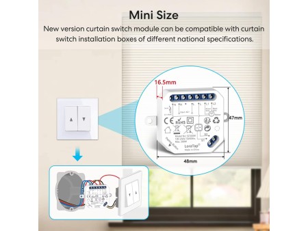 Tuya Zigbee 3.0 Smart Switch 16A Mini Module DIY 2 Way Control Smart Home Relay Automation Breaker works with Alexa Google Home